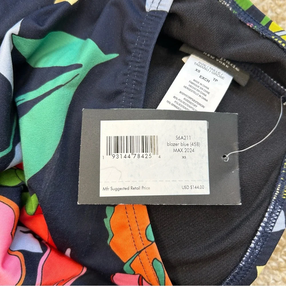 Kate Spade Flower Bed Bandeau One Piece